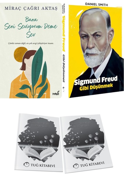 Bana Seni Seviyorum Deme Sev ve Sigmund Freud Gibi Düşünmek + Hediyeli