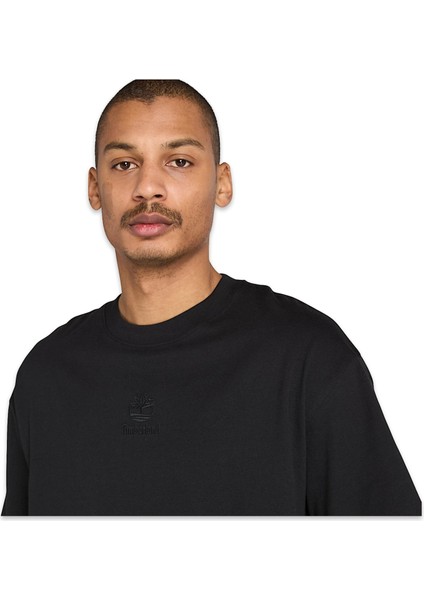 TB0A5MNT Hampthon Tonal Stack Logo Tee Siyah Erkek T-Shirt modelleri
