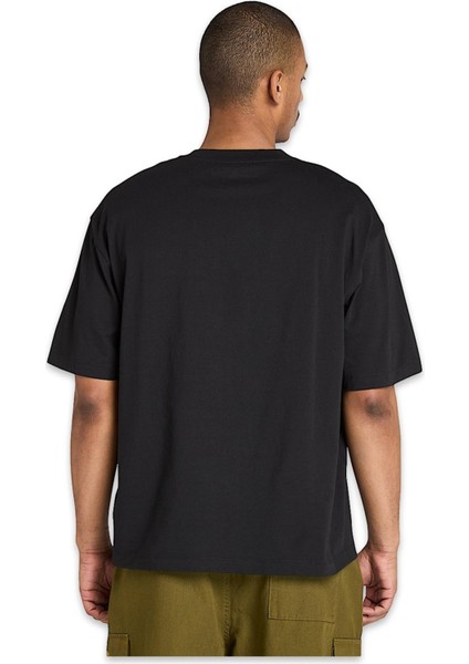 TB0A5MNT Hampthon Tonal Stack Logo Tee Siyah Erkek T-Shirt fırsatları