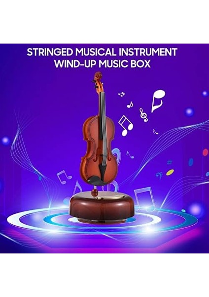 Müzik Kutusu Klasik Kurmalı Müzik Kutusu Dönen Müzik Kutusu Döner Taban Telli Müzik Aleti Minyatür Replika Artware Noel Doğum Günü Hediyesi Sevgililer Günü Anneler Günü Babalar Günü fiyatları