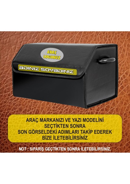 Kişiye Özel Deri Bağaj Çantası Oto Bagaj Düzenleyici Organizatör modelleri