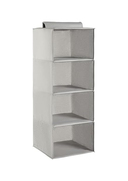 Home Textile 4 Katlı Gri Balıksırtı Dolap Içi Düzenleyici 30 x 30 x 80 cm fiyatları