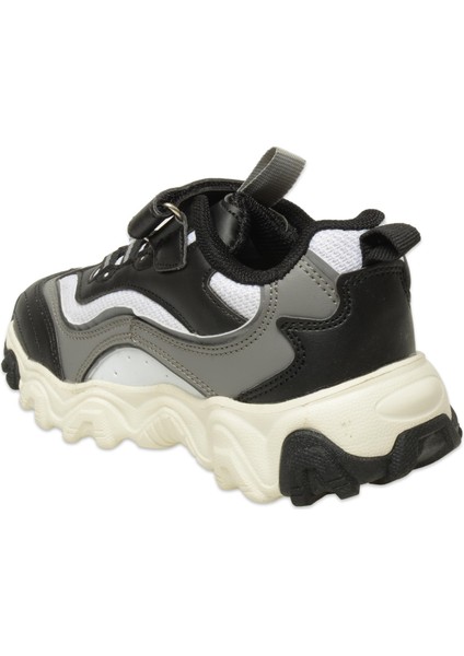 346.F25K.244 Pote Filet Siyah-Beyaz Çocuk Spor Ayakkabı fırsatları