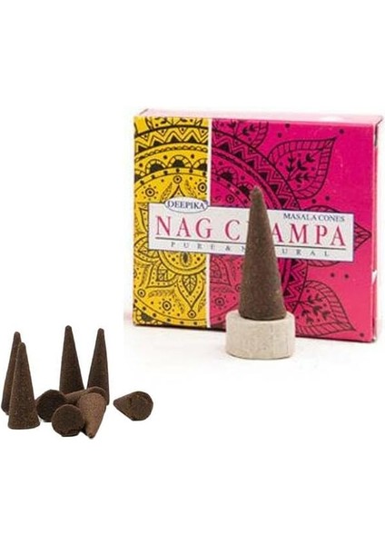 Masala Agarbatti || Pure & Natural Incense Konık Tütsü (Şelale Geri Akışkanlı) (Nag Champa)