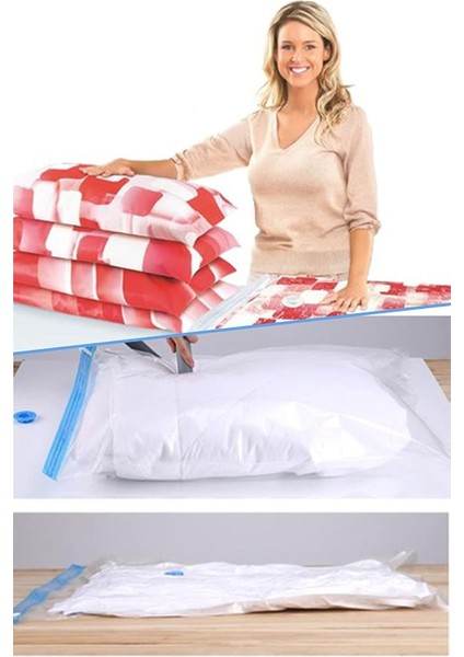 Vakumlu Saklama 55X90 Hurç Set Yastık ve Yorgan Hurcu