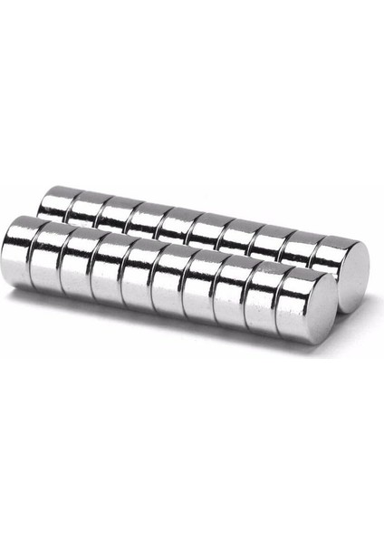 mm Neodimyum Yuvarlak Disk Magnet 50 Adet