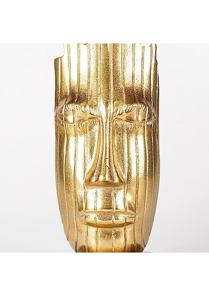 Dekoratif Metal Yüz Dekor Gold 16X35X11 Cm. modelleri