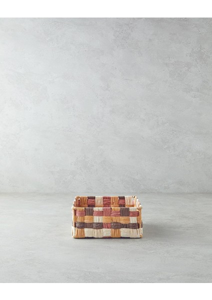 Home Modern Square Kağıt Ip Sepet Kahve