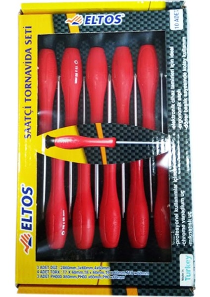Saatçi Tornavida Seti 10 Parça fiyatları