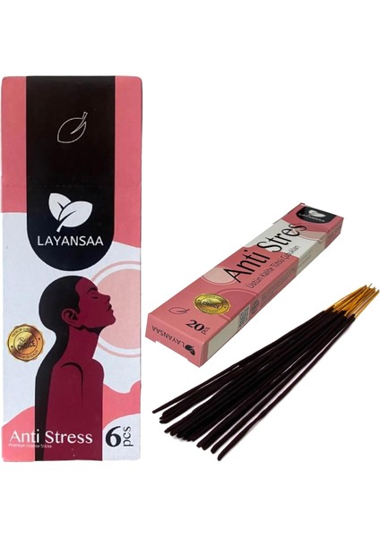 Anti Stress Kokusu Özel Aroma Kokusu Agarbatti Arınma 20 Adet 1 Paket Çubuk Tütsü