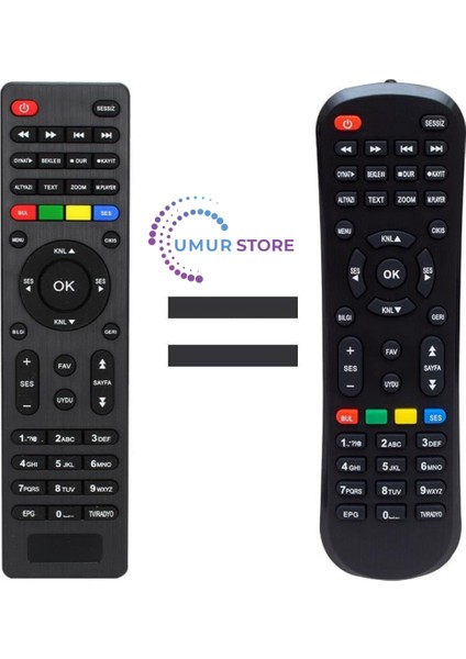 Vip Full Hd Uydu Alıcı Kumandası