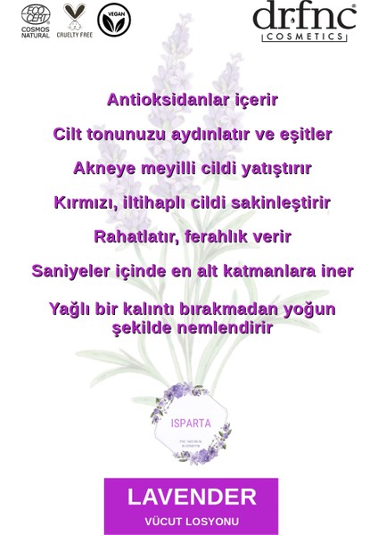 Lavender Vücut Losyonu 250 ml modelleri