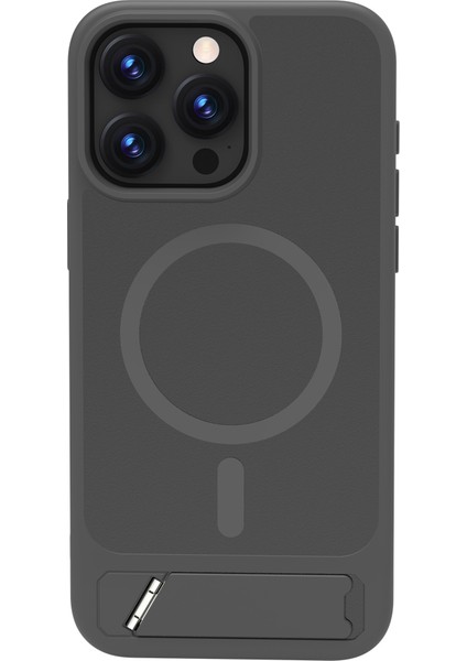 iPhone 15 Pro Kickstand Tpu + Pc Telefon Kılıfı Magsafe ile Uyumlu (Yurt Dışından)