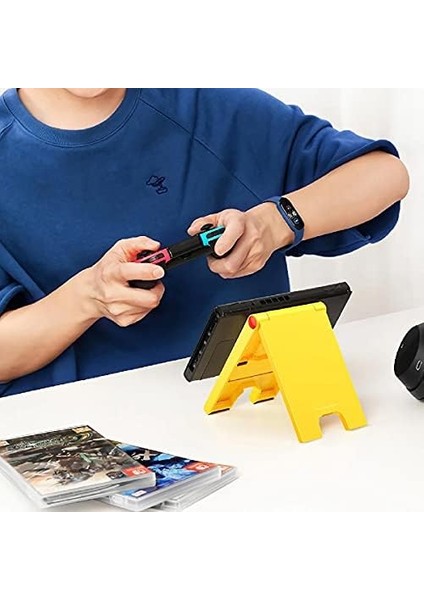 2 Si 1 Arada Switch Oyun Kaseti Saklama ve Telefon Tablet Tutucu Stand modelleri