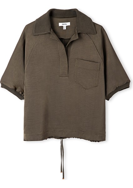 Triko Mix Polo Yaka Bluz IW6250006037022
