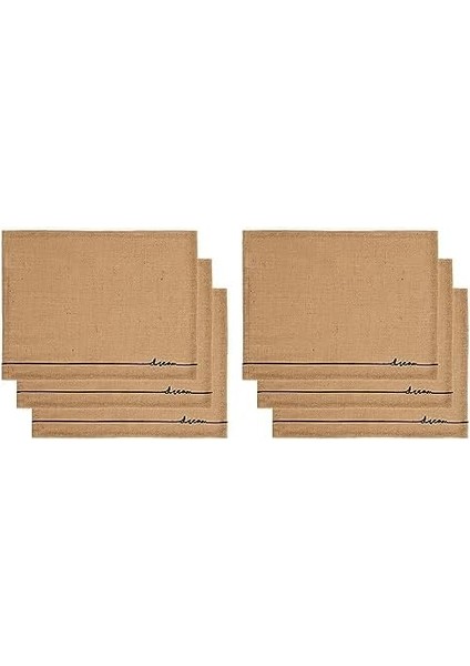 Home Textile 6'lı Dream Jüt Amerikan Servis Seti 45 x 35 cm fiyatları