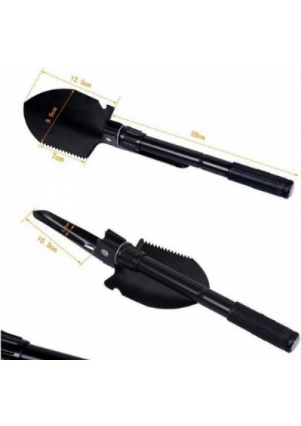 Zhltools Katlanabilir Outdoor Çantalı Pusulalı Kazma Kürek Set fiyatları
