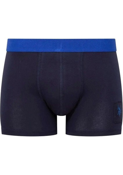 Lisanslı %95 Pamuklu Erkek Fit Boxer 3'lü Kutulu Paket / Baskılı - Yeşil - Lacivert modelleri