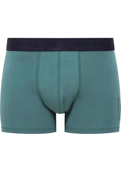 Lisanslı %95 Pamuklu Erkek Fit Boxer 3'lü Kutulu Paket / Baskılı - Yeşil - Lacivert fırsatları