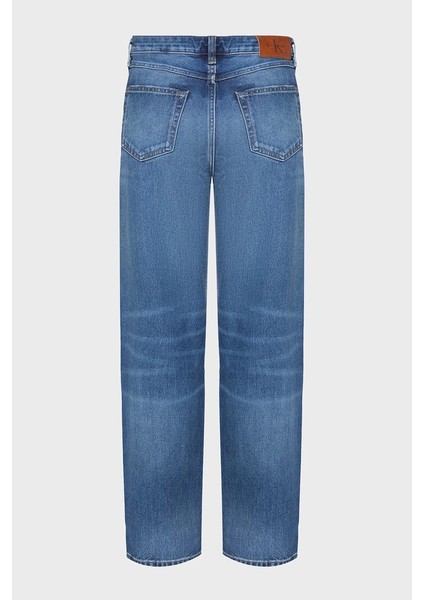 90S Straight Denim Kadın Mavi Kontrol Et LV047B917G-UT5 modelleri