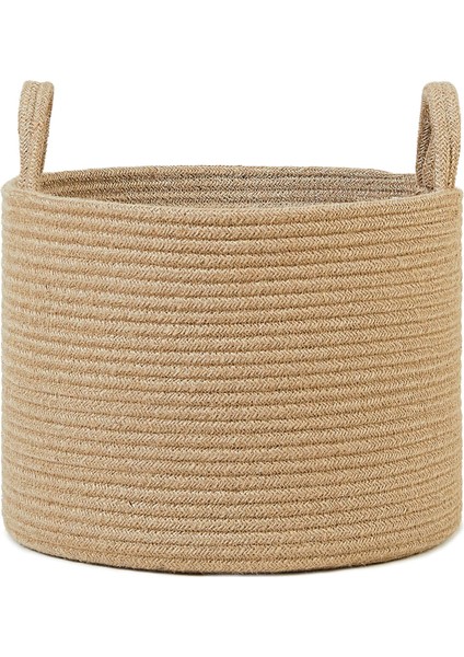 Home Textile Jüt Halat Sepet 35 x 27 cm