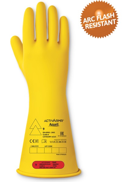Activarmr Elektrik Koruma Sınıfı 00 - RIG0014Y Elektrikçi Eldiveni modelleri