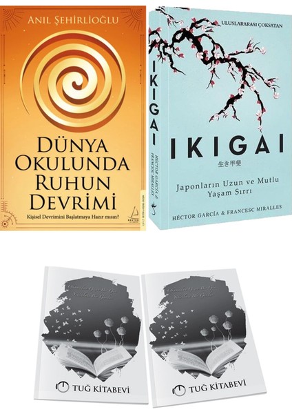 Dünya Okulunda Ruhun Devrimi ve Ikigai Japonların Uzun ve Mutlu Yaşam Sırrı + Hediyeli
