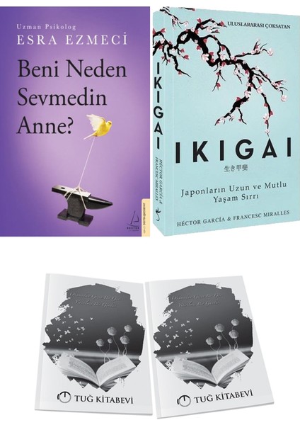 Beni Neden Sevmedin Anne? ve Ikigai Japonların Uzun ve Mutlu Yaşam Sırrı + Hediyeli