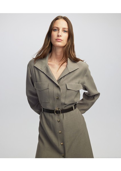 Kemerli Gömlek Elbise IW6250002187014 modelleri