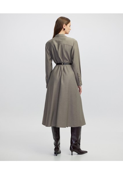 Kemerli Gömlek Elbise IW6250002187014 fırsatları