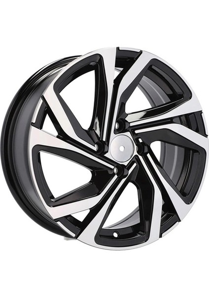 BK-5762 6*14 4*100 ET35 60.1 Black Machıned Xl