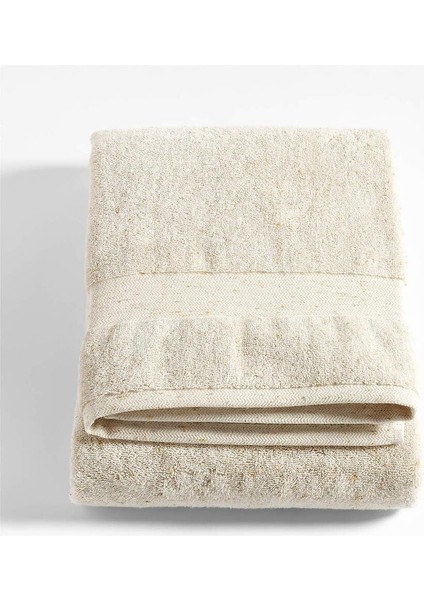 Pamuklu 50X90- 70X140 cm 2'li Banyo Takım Havlu Seti Çeyizlik Bej fiyatları