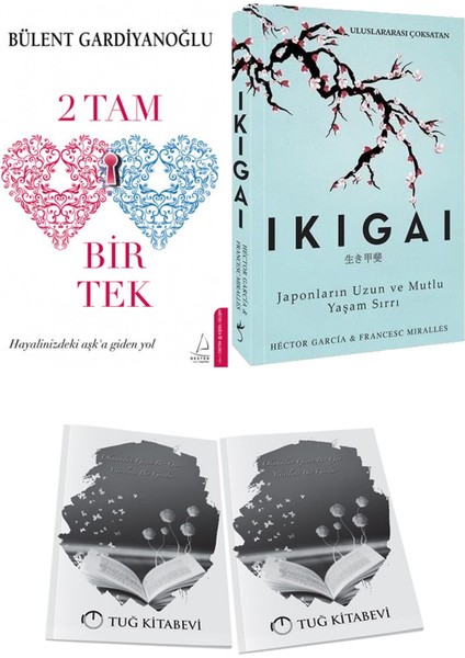 2 Tam Bir Tek ve Ikigai Japonların Uzun ve Mutlu Yaşam Sırrı + Hediyeli