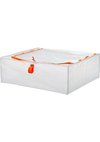 Parkla Saklama Çantası 55 x 49 x 19 Cm, Mevsimlik Dekorasyonlardan Giysi, Ayakkabı ve Yatak Takımlarına Kadar Her Şey Için Mükemmeldir.