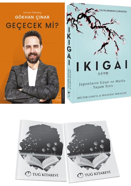 Geçecek Mi? ve Ikigai Japonların Uzun ve Mutlu Yaşam Sırrı + Hediyeli