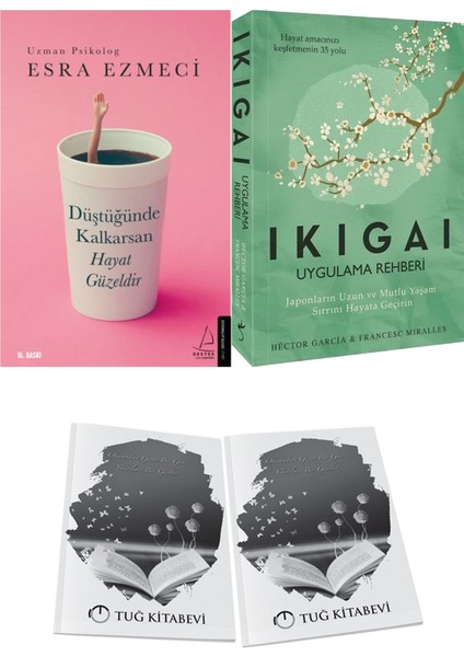 Düştüğünde Kalkarsan Hayat Güzeldir ve Ikigai Uygulama Rehberi + Hediyeli