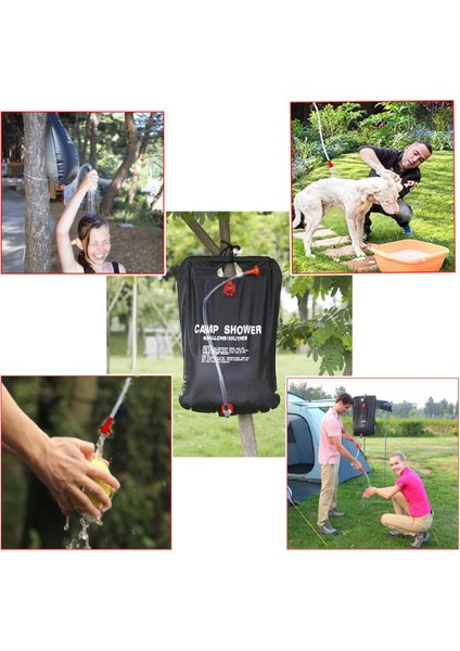 20 Litre Solar Isıtıcılı Kamp Duş Torbası indirimleri