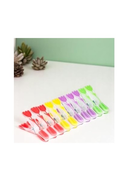 Elite Lale Desenli Silikon Mandal, Şeffaf, 30 Adet modelleri