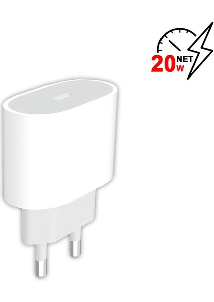 iPhone 5c Uyumlu Lightning Pd Type-C Girişli 20W Şarj Seti MT-A1703 fiyatları