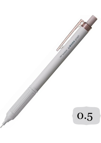 Mono Graph Lite Mekanik Versatil Uçlu Kalem 0.5 Gri Kahve Blisterli (DPA-122E)