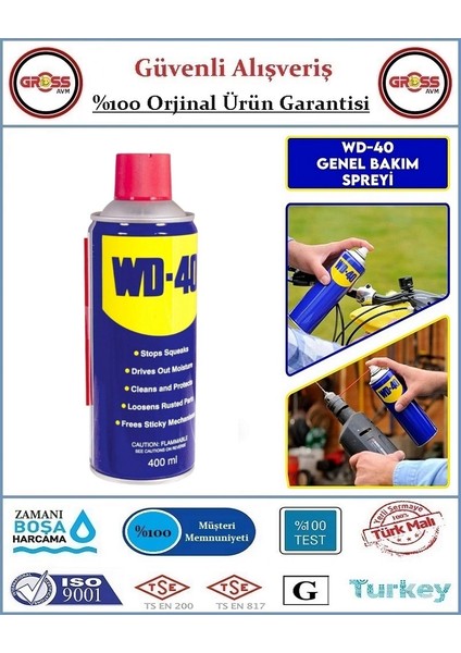 Pas Sökücü Yağlayıcı - Orjinal Ürün - 400ML