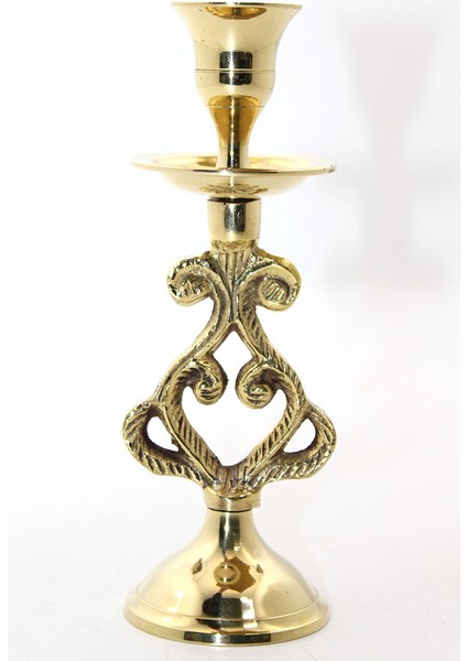 Tekli Pirinç Şamdan Model 5