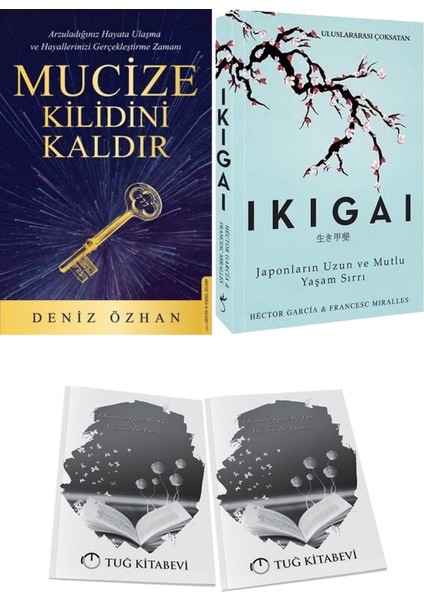 Mucize Kilidini Kaldır ve Ikigai Japonların Uzun ve Mutlu Yaşam Sırrı + Hediyeli