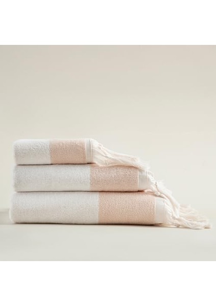 Bermundo El Havlusu 30X50 cm Pudra/ ekru modelleri