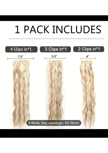 Peruk Çıtçıt Postiş At Kuyrugu Isıya Dayanıklı Fiber Saçlar modelleri
