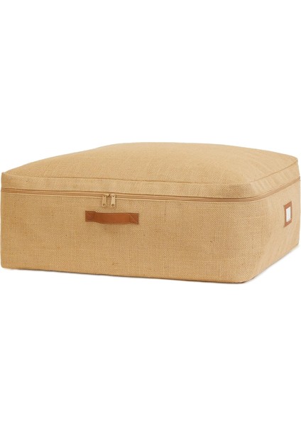 Home Textile Büyük Boy Jüt Baza Altı Hurç 62 x 46 x 22 cm