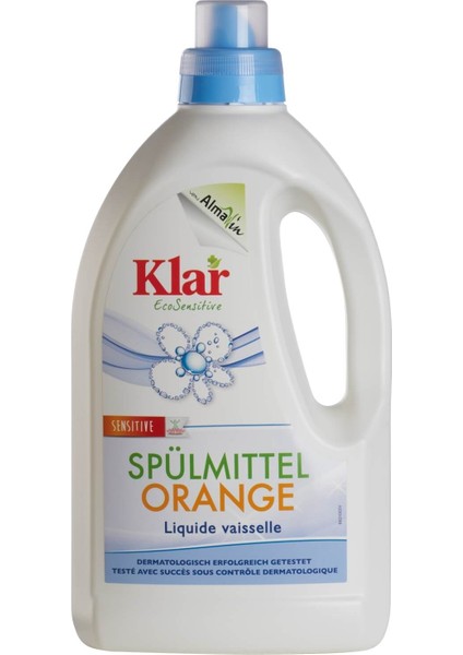 Organik Bulaşık Yıkama Sıvısı - Portakal 1.5 Lt.