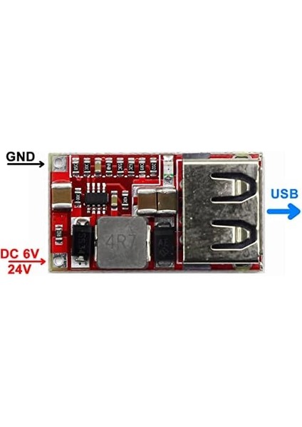 To 5V 2A USB Voltaj Düşürücü HW384 Mini USB Çıkış Şarj Taşınabilir Güç Kaynağı Araba Mobil Dc Dc Çevirici Step Down Power Modül fiyatları