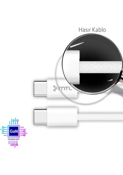 Honor X9C Smart Uyumlu Type-C To Type-C Girişli 35W Şarj Seti MT-A1735 fırsatları