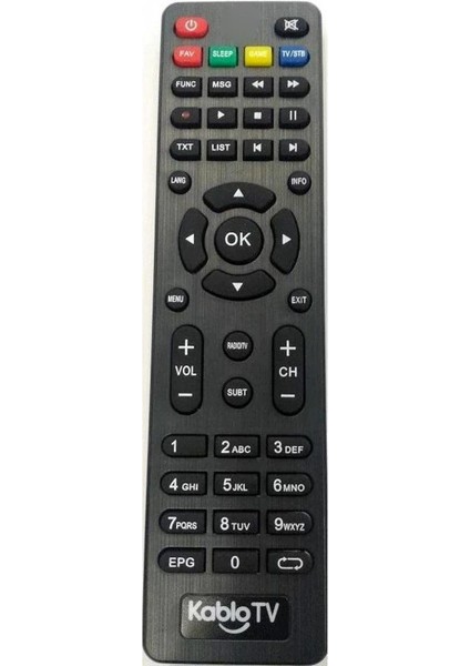 Teledünya Kablo Tv Yazılı Neta Hd Kablolu Tv Kumandası